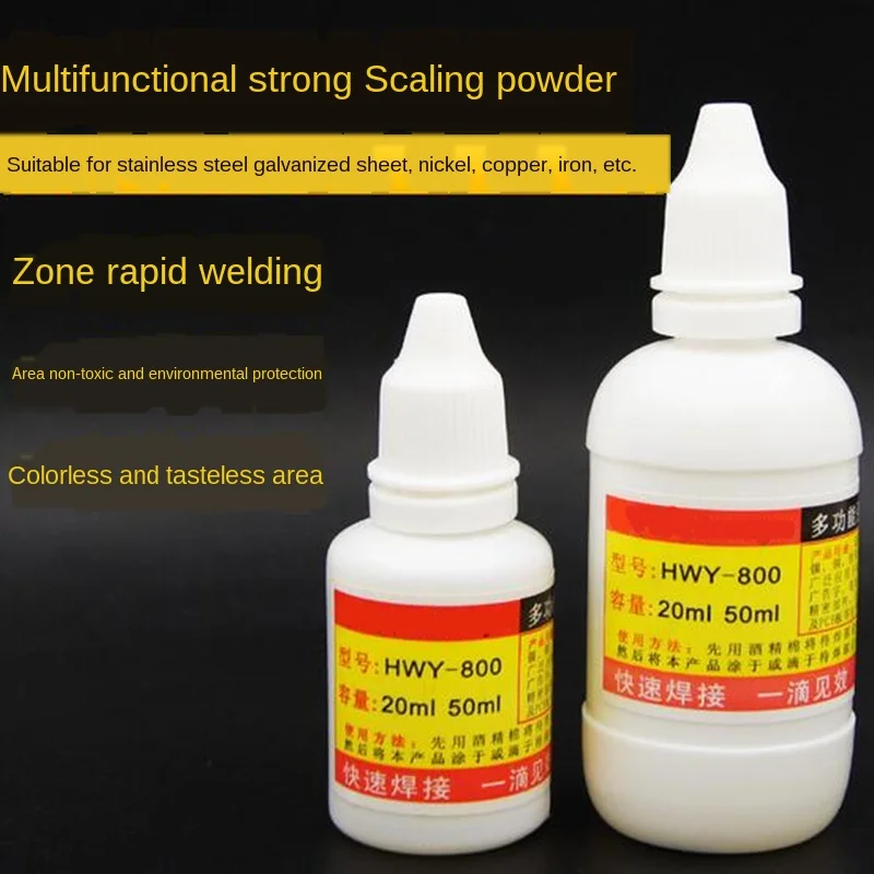 

1pc 20ml Stainless Steel Liquid Flux Soldering Paste Flux Liquid Solders Water Durable Liquid Solders