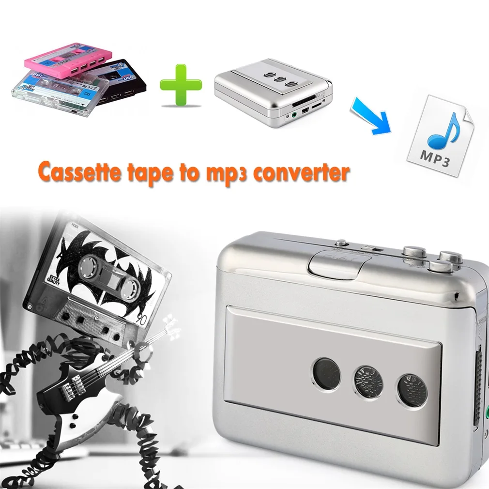 USB Кассетная лента MP3 конверсионный плеер цифровой конвертер аудио выход Plug and Play