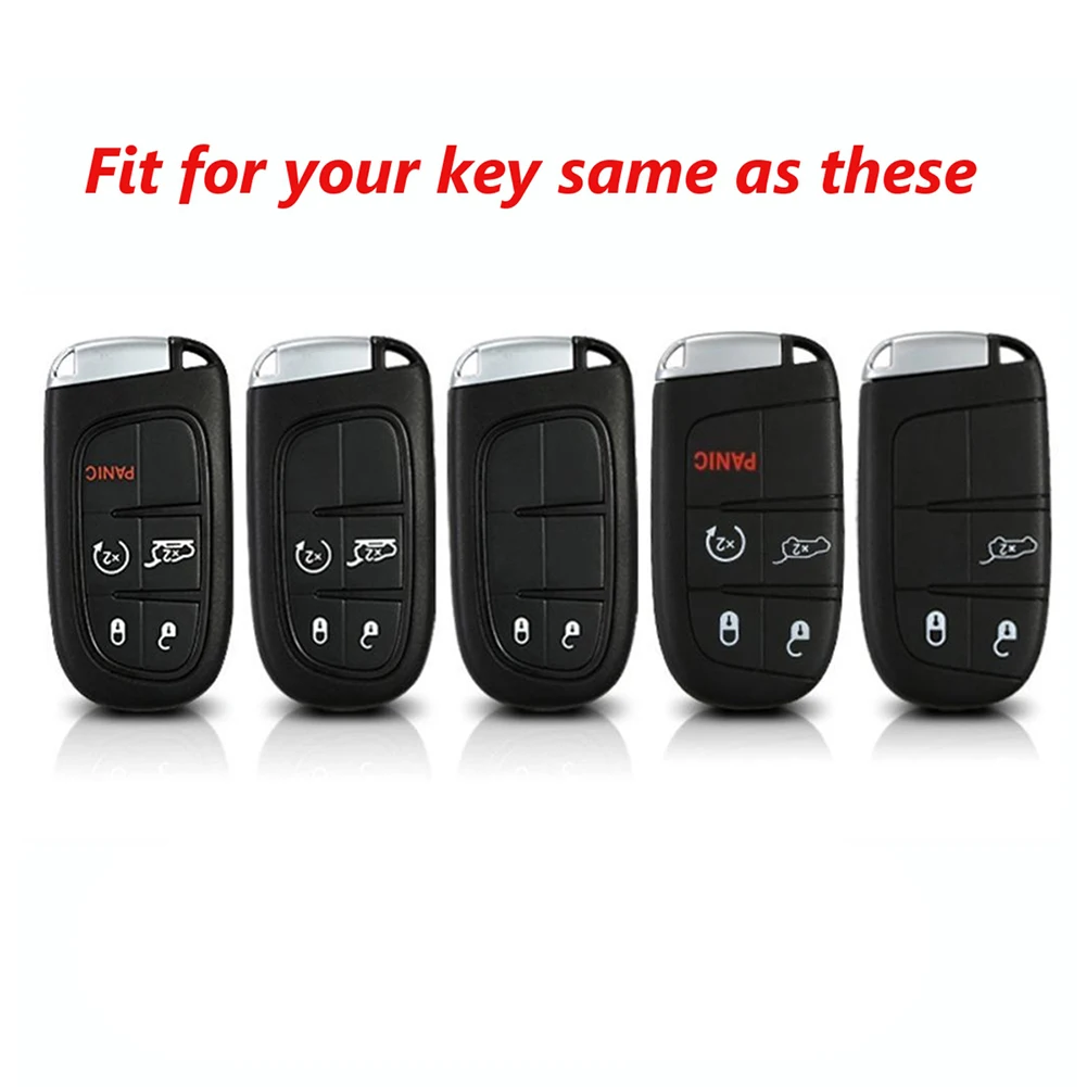 

Car Remote Smart Key Cover Fob Colorful TPU Case Shell For Dodge Charger Durango For Jeep Grand Cherokee Car Interior Decoration