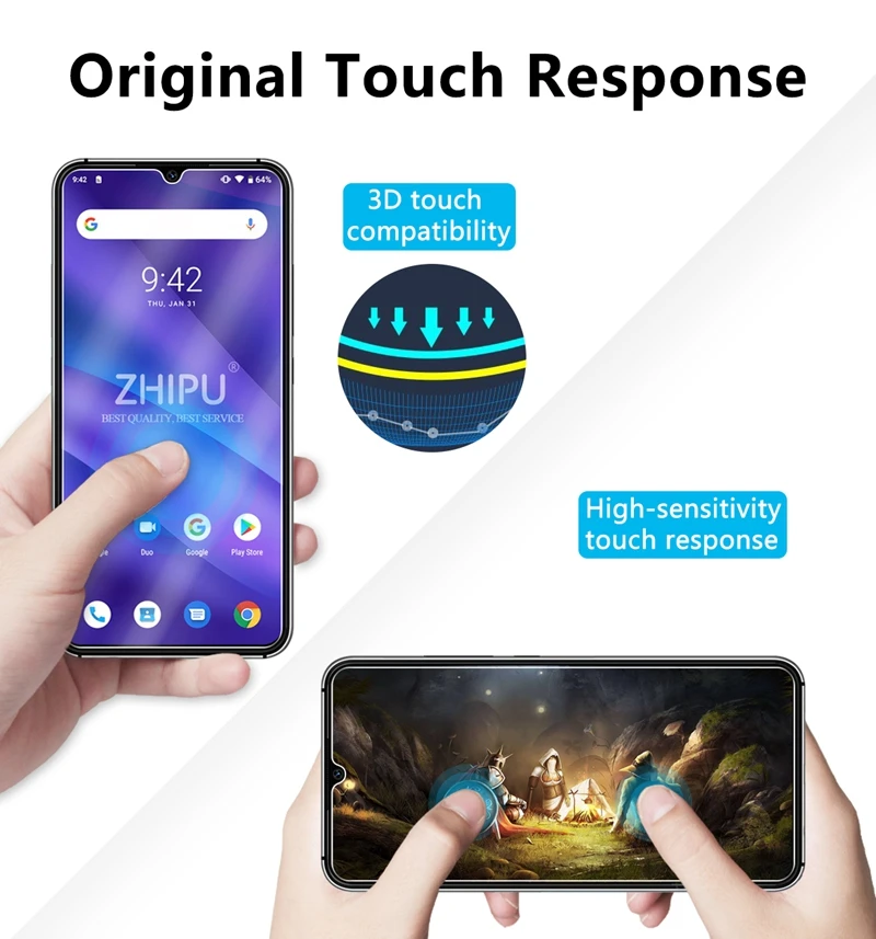 Закаленное Стекло для UMIDIGI A5 PRO Стекло Экран протектор 2.5D с уровнем твердости 9H премиум-класса из закаленного Стекло для UMIDIGI A5 профессиональная защитная пленка