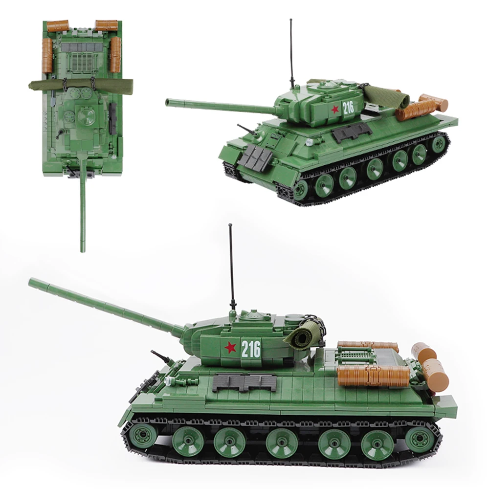 1113 шт. строительные блоки для модели советского среднего танка | Игрушки и хобби
