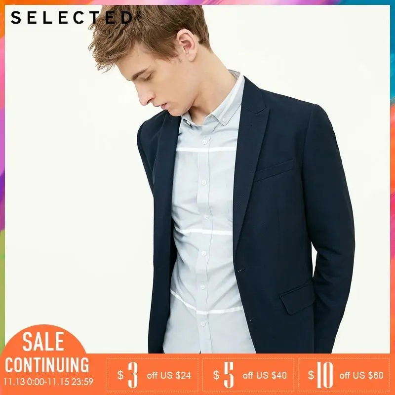 Выбранные Для мужчин Slim Fit блейзер S | 418108509|Пиджаки|