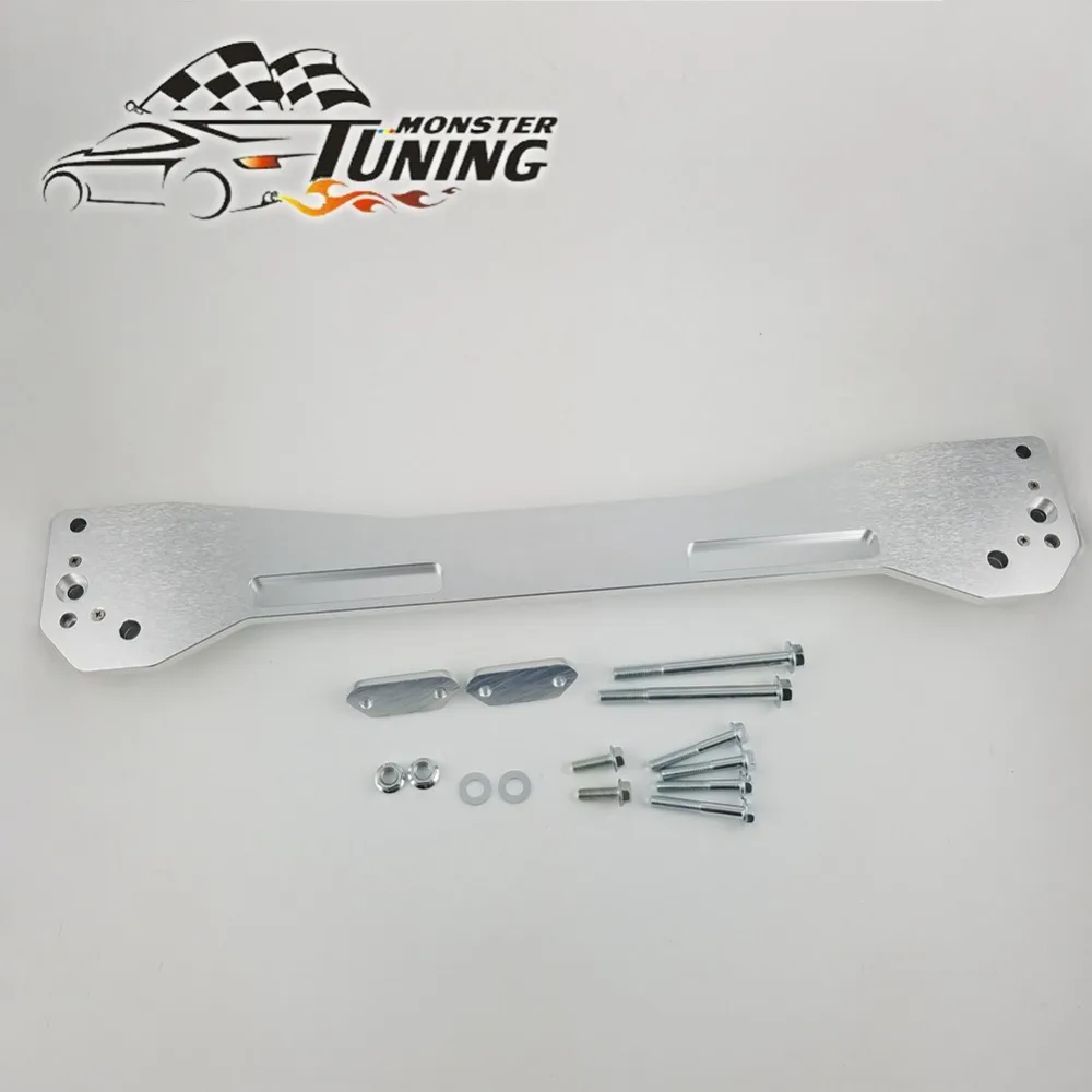 Модульная арматурная Скоба Monster Silver для Honda Civic 1996 2000 ek с логотипом|subframe brace|honda