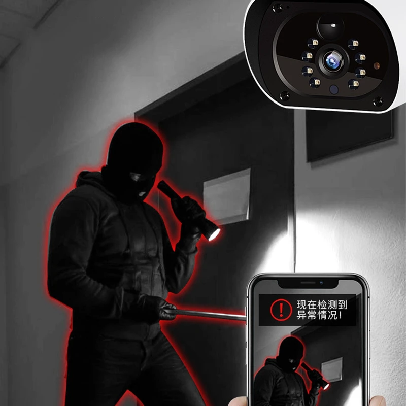 Солнечная Wifi Водонепроницаемая умная беспроводная камера наблюдения 2 миллиона