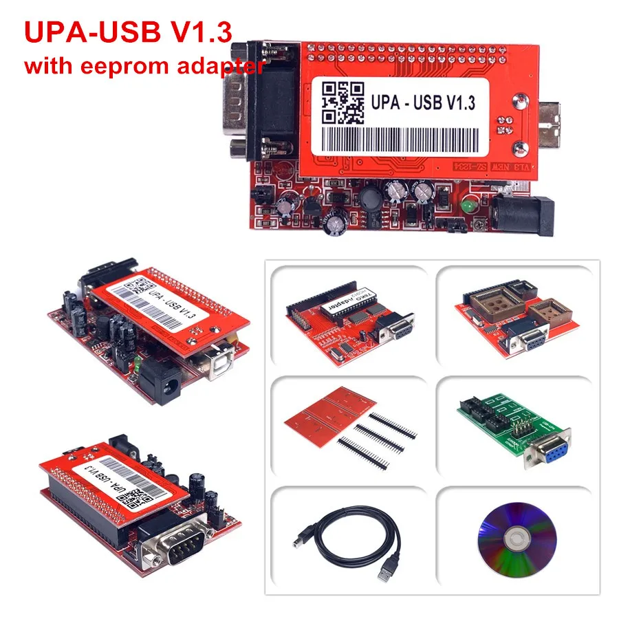 Upa usb программатор новый основной блок с upa адаптер ECU чип тюнинг upa-usb Бесплатная