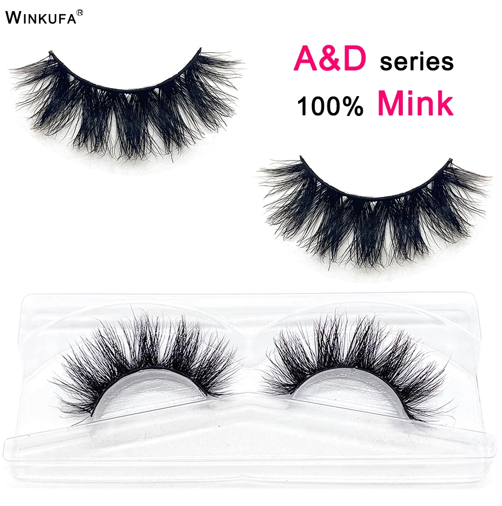 

16mm Mink Lashes Without Box Eyelash Extension Natural Fluffy Six Forks Makeup Tools Maquillaje Fastest Delivery 3D Eyelashes