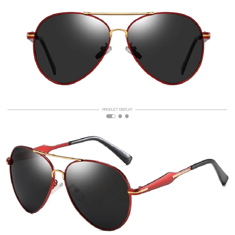 Polarized Sunglasses Men Driving Glasses Black Pilot Sun Glasses Brand Designer Male Retro Sunglasses For Men/Women Eye Ware