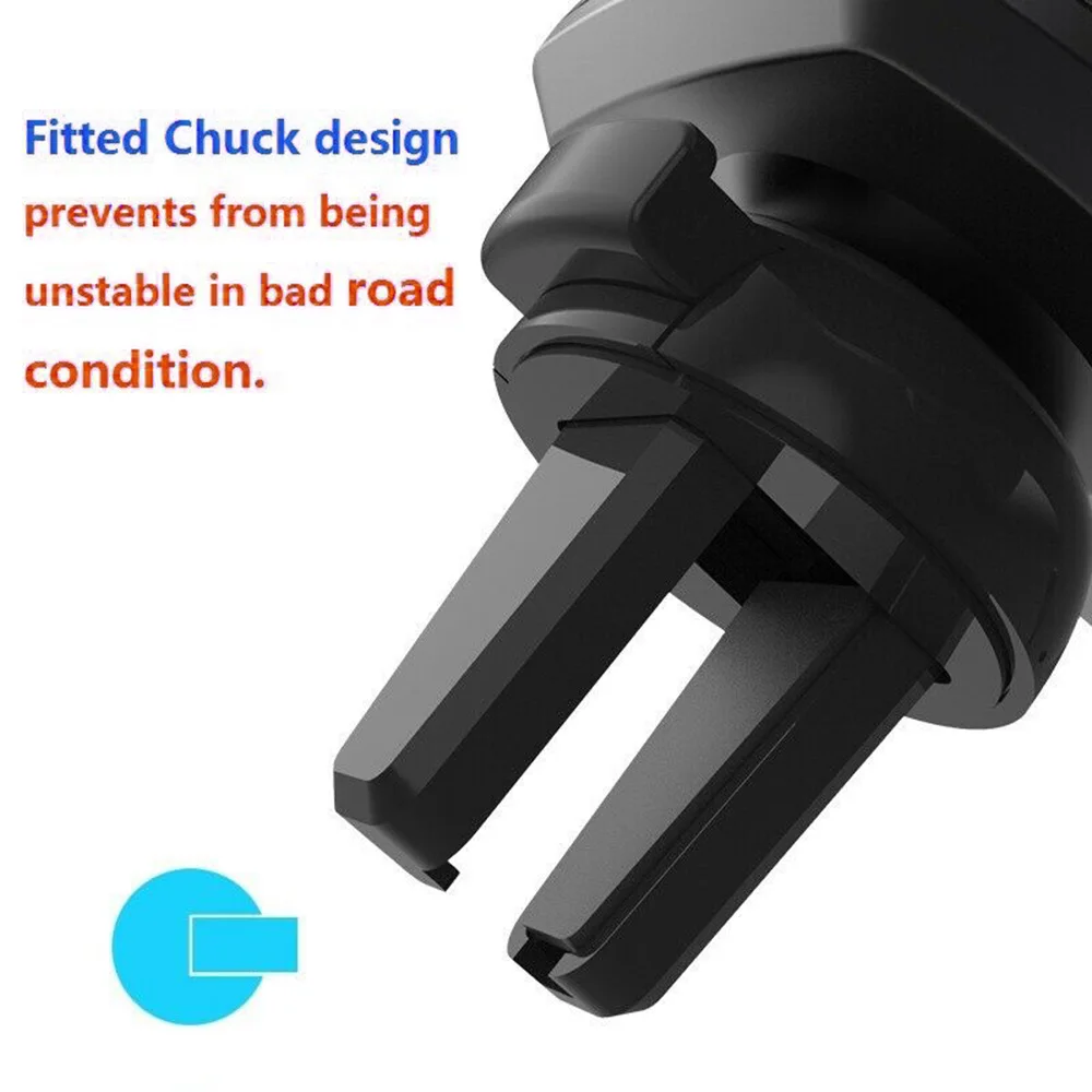 

Car Air Vent Clip Phone Holder Stand Gravity Design 4"-7" Phone GPS Holder Mount Cradle Stable Bracket Anti Skip