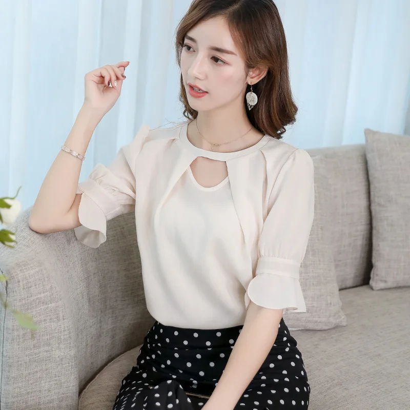 Женские рубашки в Корейском стиле простые мягкие высококачественные дышащие