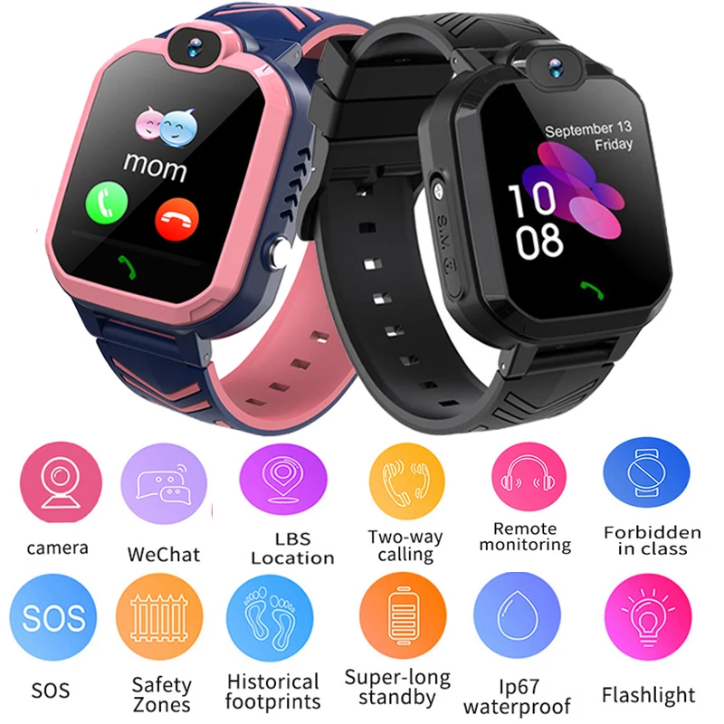Buy R7 Smart Watch Waterproof SOS GPS Finder Call Locator Tracker Anti-lost Monitor 1.4inch Touch Screen Men Women Kids on