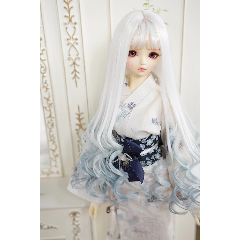 Новый стиль 1/3 1/4 1/6 Bjd парик высокая температура длинные модные волнистые