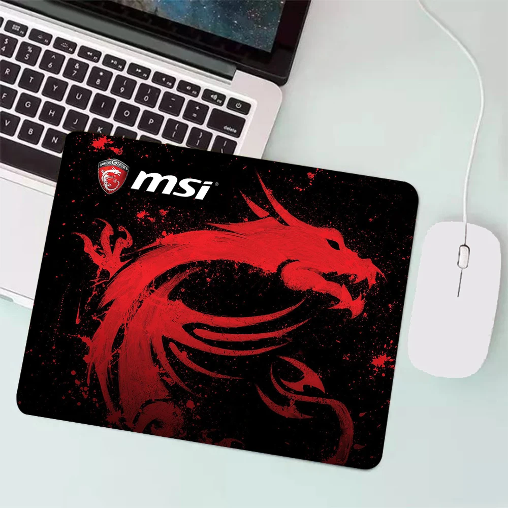 

MSI Small Gaming Mouse Pad PC Gamer Keyboard Mousepad Computer Office Mouse Mat XXL Laptop Carpet Anime Mause pad Desk Mat