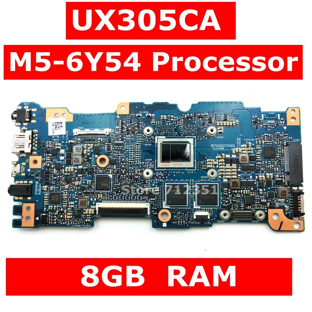 

Процессор UX305CA M5-6Y54, 8 ГБ ОЗУ, материнская плата REV 2,0 для ASUS UX305, UX305C, UX305CA, материнская плата для ноутбука Zenbook, 100% тестирование
