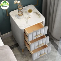 modern 3 drawer bedside table nightstand solid wood cabinet storage bedside cabinet home hotel bedroom bed side table