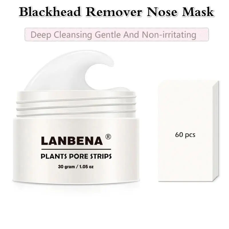 Маска для удаления угрей LANBENA маска носа полоска пор черная пилинг лечение акне