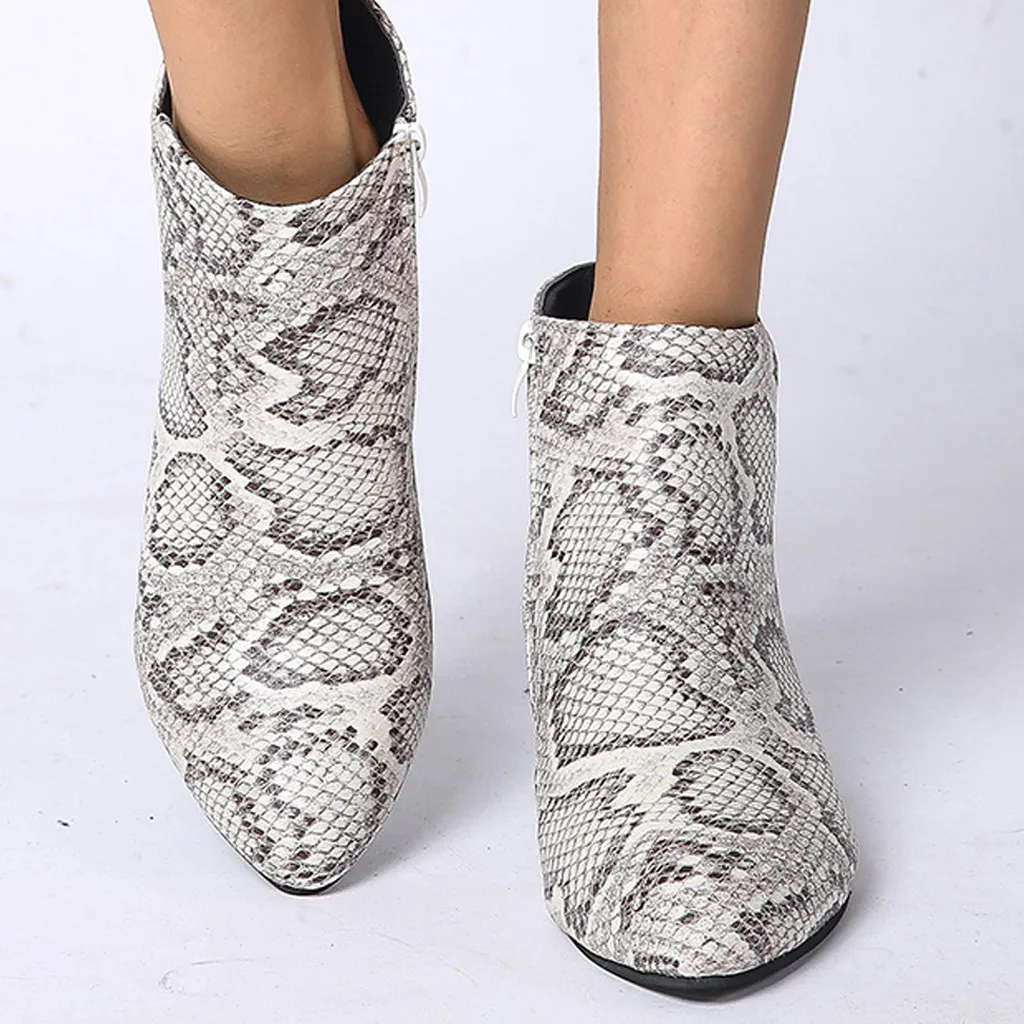 

WoMen Boots Fashion Ladies Leisure Rome Solid Large Size Thin Med Heels Zipper Short Boots Female Casual Shoes M850#