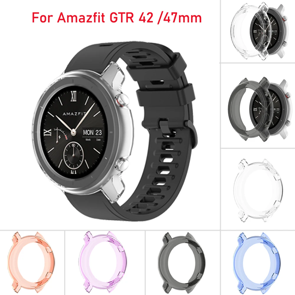 Мягкий защитный чехол из ТПУ для Huami AMAZFIT GTR 47 мм 42 мм|Смарт-аксессуары| |