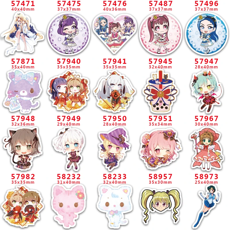 

DIY Craft Supplies Sewing Accessories Cartoon Fairy Printed Planar Resins Mold 10 Pieces. PR-57471