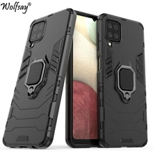 For Samsung Galaxy A12 5G Case Armor Magnetic Suction Stand Full Edge Cover For Samsung Galaxy A12 Case For Samsung A12 5G 6.5