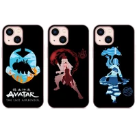 avatar the last airbender anime phone case pink color for iphone 13 12 11 x xr xs pro max mini 6 7 8 plus cover coque shell