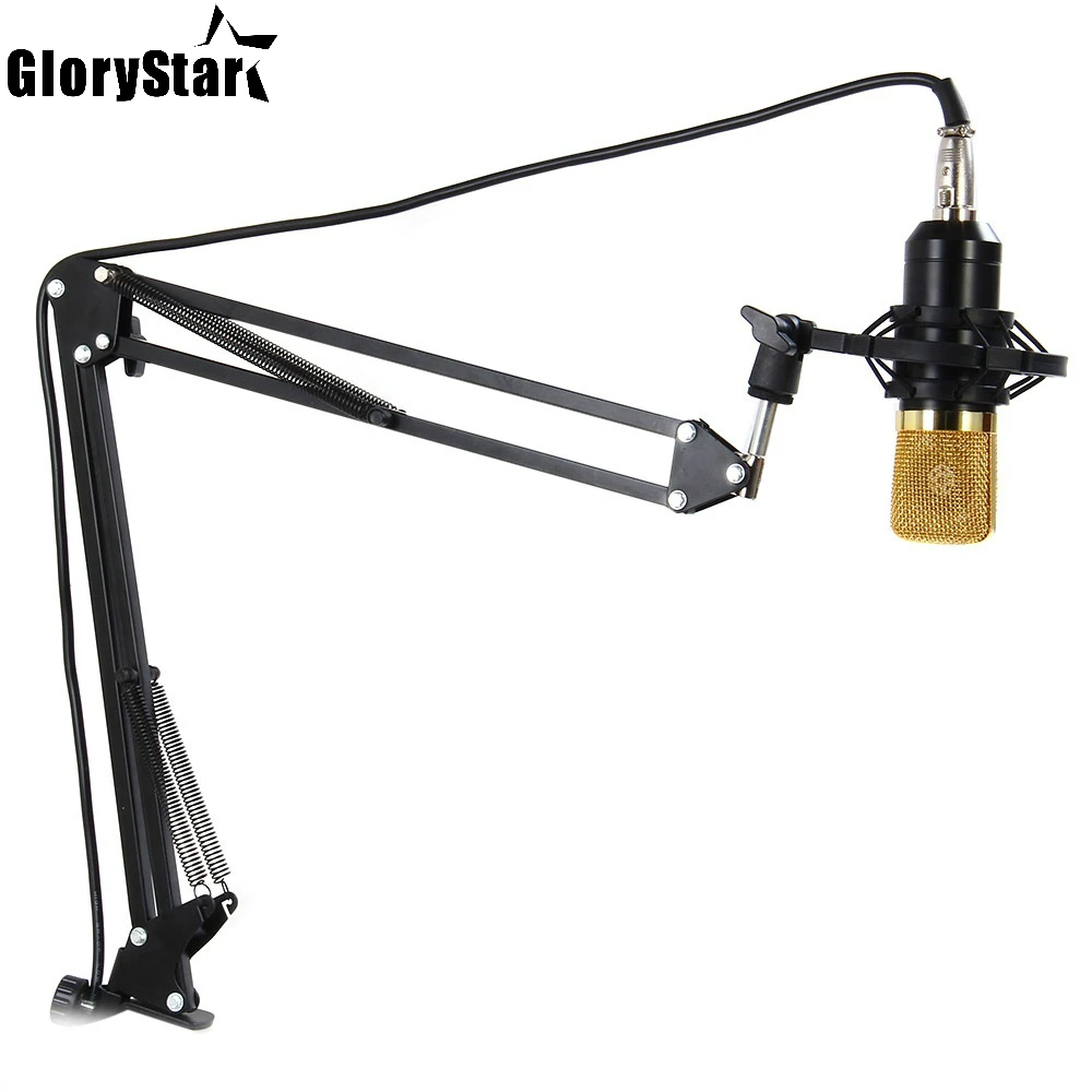 

NB - 35 Professional Adjustable Metal Suspension Scissor Arm Microphone Stand for Mounting on Desk Table Top NB35