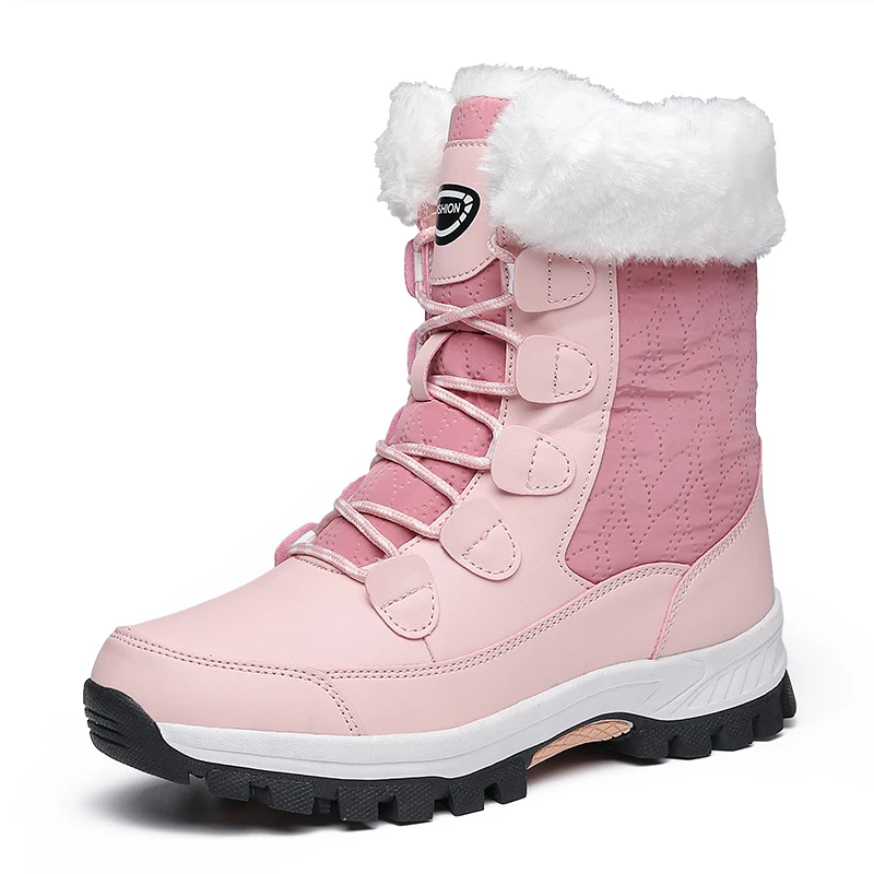 

winter snow boots 2021 women shoes wedges chunky platform boots women ankle boots waterproof women shoes botas de mujer