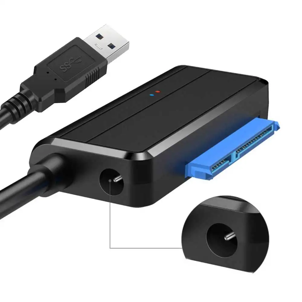 Адаптер USB 3 0 к Sata 2 1 45 см кабель-переходник SataIII USB3.0 для 5 &quot3 5&quot дюйма III II I HDD SSD