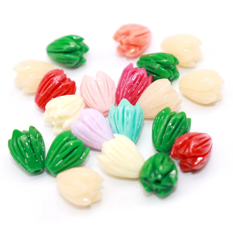 Искусственные коралловые Цветочные бусины россыпью сделай сам камень для