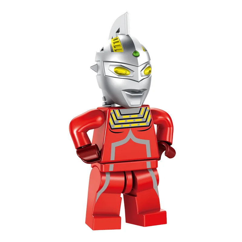 

2021 sell like hot cakes 5CM UltraSeven Taro Ace building blocks Action figure Model furnishing articles Children's toy