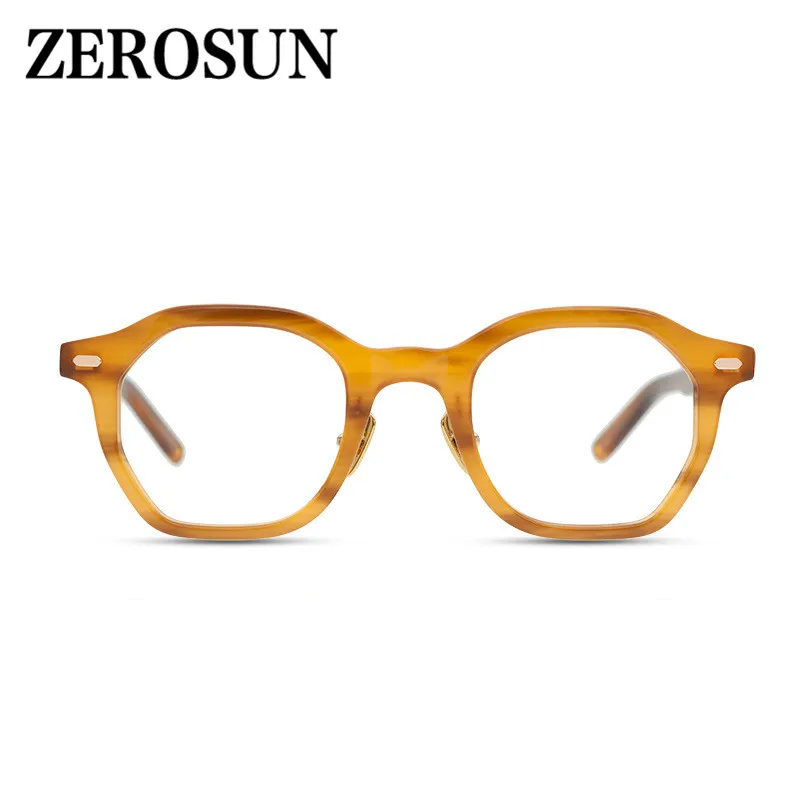 Zerosun Polygon очки мужские ацетатные в оправе Мужские Женские винтажные модные по