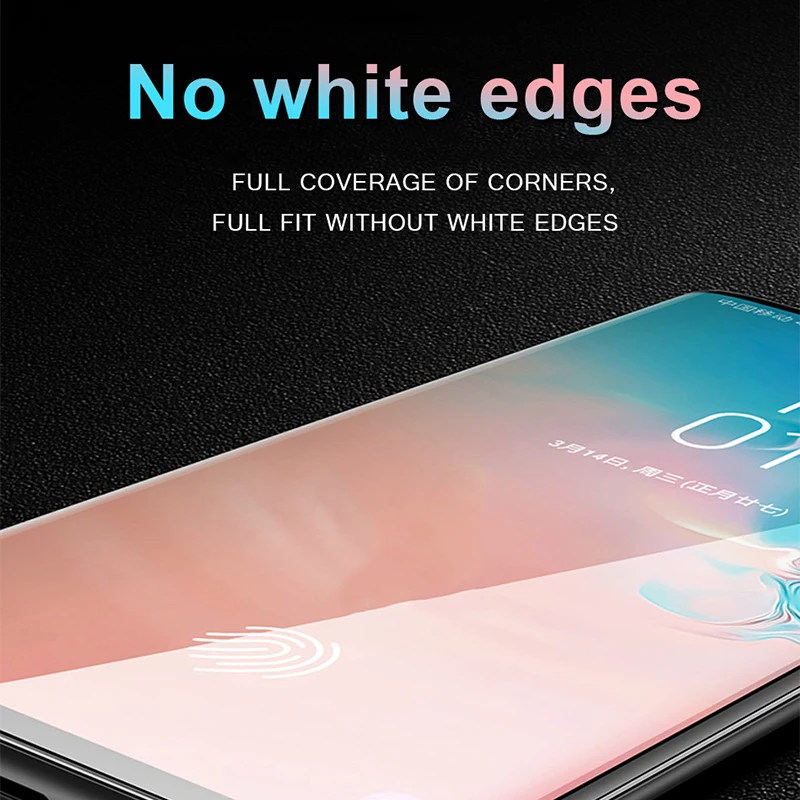 Передняя и задняя 3D защитная пленка на весь экран из ТПУ для Samsung S8 S9 S10 Plus мягкая