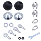 Аксессуары для тренажерного зала, стопор для кабельный шар 5 мм, компоненты для порта, фитнес-оборудование, цепной проводной порт, соединительные детали