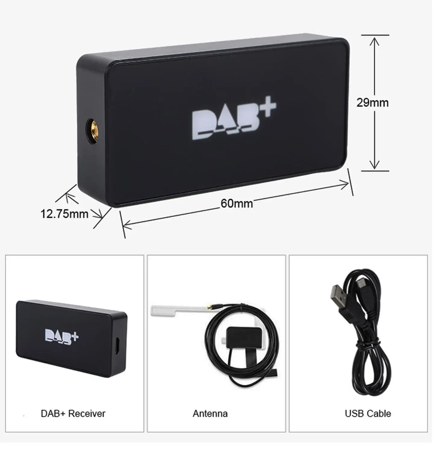 Цифровой радиоприемник и антенный адаптер ATOTO Z-AC-4475 DAB Box для автомобильной