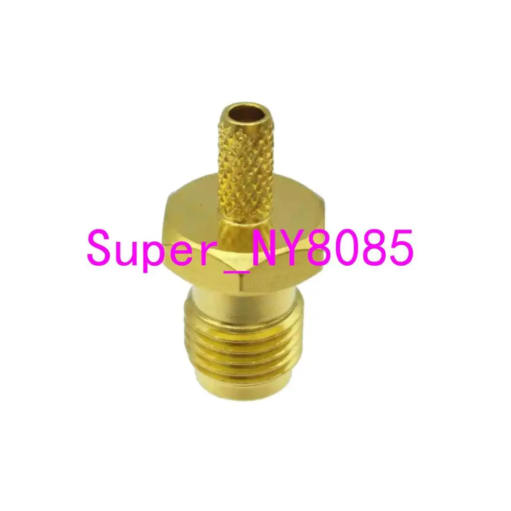 Фото Соединитель гнездовой разъем SMA обжимной RG174 RG316 LMR100 прямой кабель cable connector crimp cable Соединитель гнездовой разъем SMA обжимной RG174 RG316 LMR100 прямой кабель cable connector crimp cable