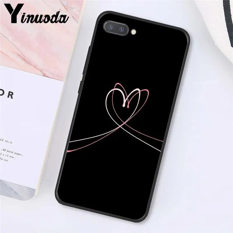 Yinuoda I love you Heart чехол для телефона Huawei Honor 8A 8X 9 10 20 Lite 7A 5A 7C 10i 9X pro Play 8C|Бамперы| |