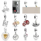 PDD DZ 32 весенний кулон из стерлингового серебра 925 пробы с DIY браслетом ожерелье ювелирные изделия подарок резьба подходит для женщин