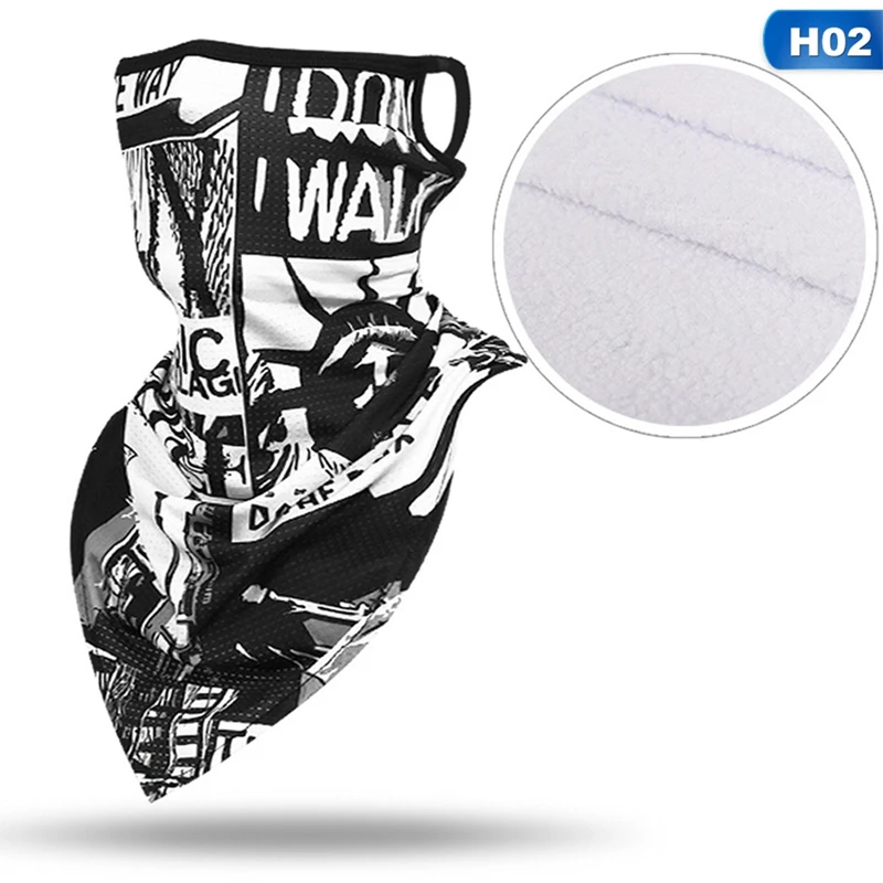 

Multi-Functional Face Cover Sports Bandana Triangle Scarf Neck Tube Ear Hanging Hairband Head Scarf Bandana Windproof