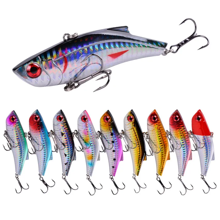 10/7 шт Тонущая VIB рыболовная приманка Lipless Crankbait искусственная Вибрация твердая