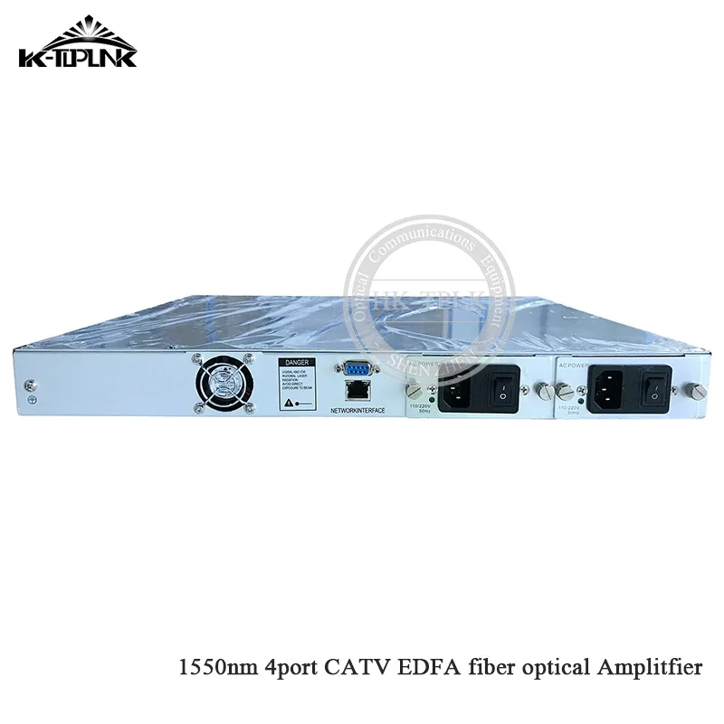 CATV EDFA Волоконно-оптический усилитель 1310/1490/1550 WDM 1550nm 1U/80 W 4port* 19dbm sc/apc, sc/upc оптический адаптер высокой мощности волоконно-оптический усилитель