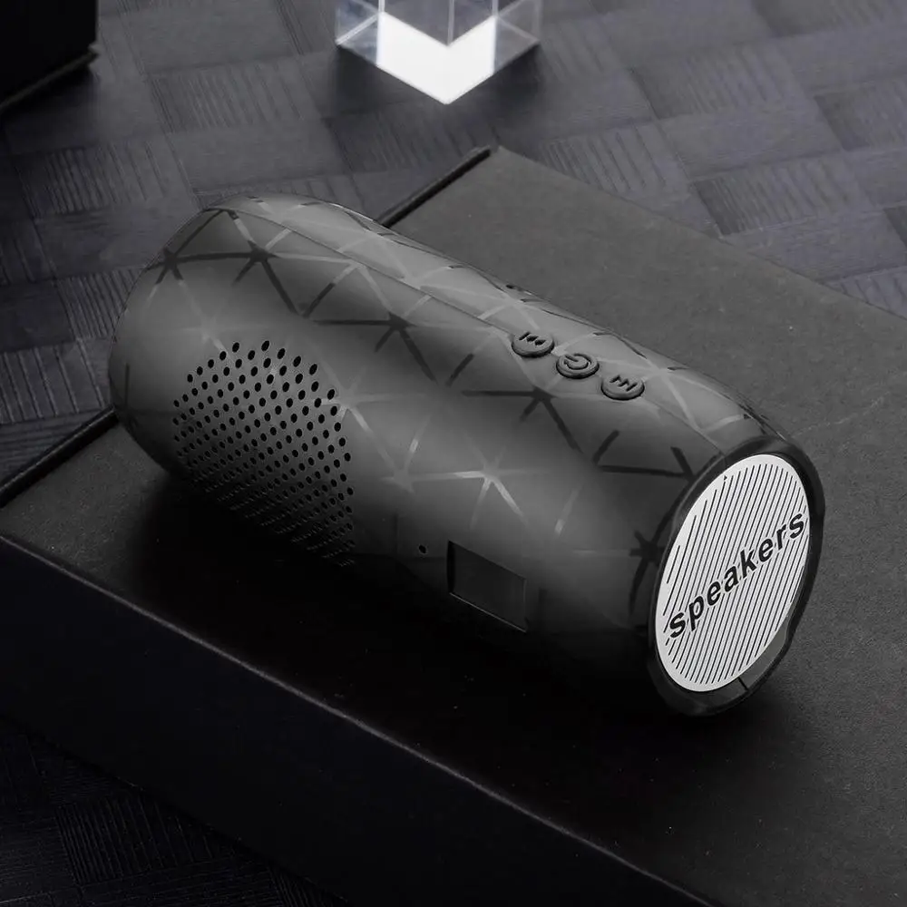 Новая портативная беспроводная Bluetooth Колонка стерео звуковая панель TF FM радио