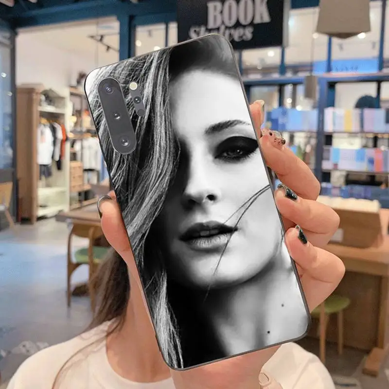 Мягкий чехол для телефона Софи Тернер Мейзи Уильямс Чехол Samsung Galaxy Note20 ultra 7 8 9 10 Plus