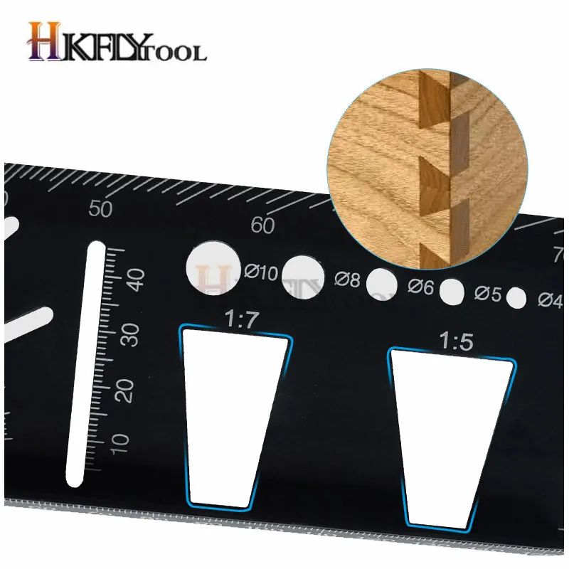 

Multifunctional Angle Ruler 45 90 Degree Aluminum Alloy Accurate Woodworking Square Angle Ruler Marking Gauge Carpenter Tool