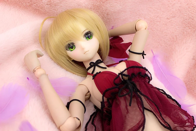 Костюм для косплея COS FGO Saber красная сексуальная пижама Одежда кукол 1/3 BJD SD DD