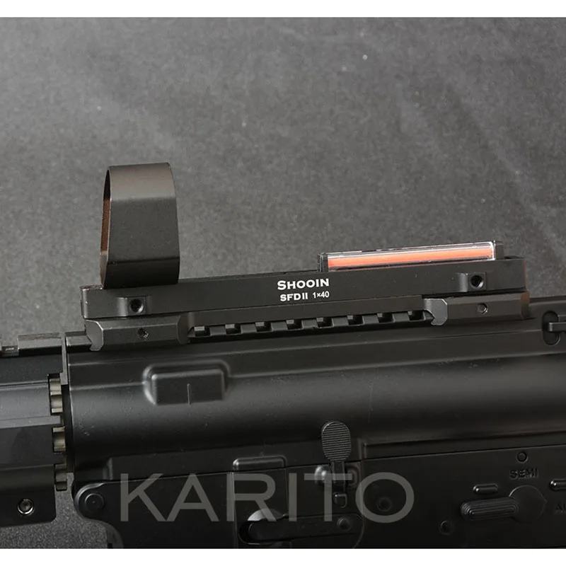 SFD Ii Shotgun 1x Оптическое волокно легкий красный точечный прицел и Picatinny рельсовый