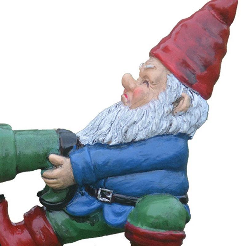 Уникальная полимерная садовая скульптура мультяшное карликовое скалолазание