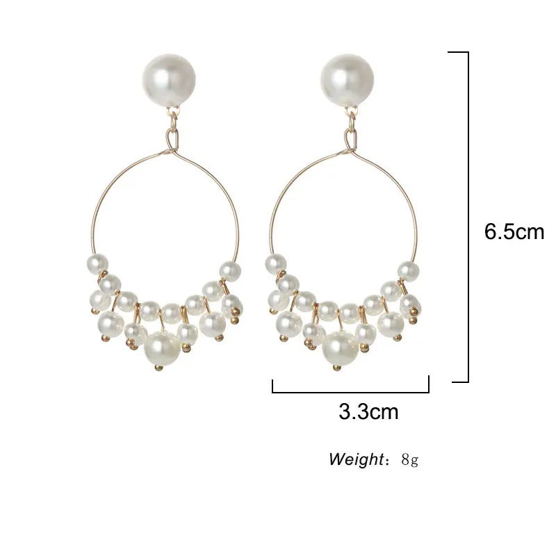 Модные серьги длинная цепочка искусственная кожа уличная мода 2019 геометрические