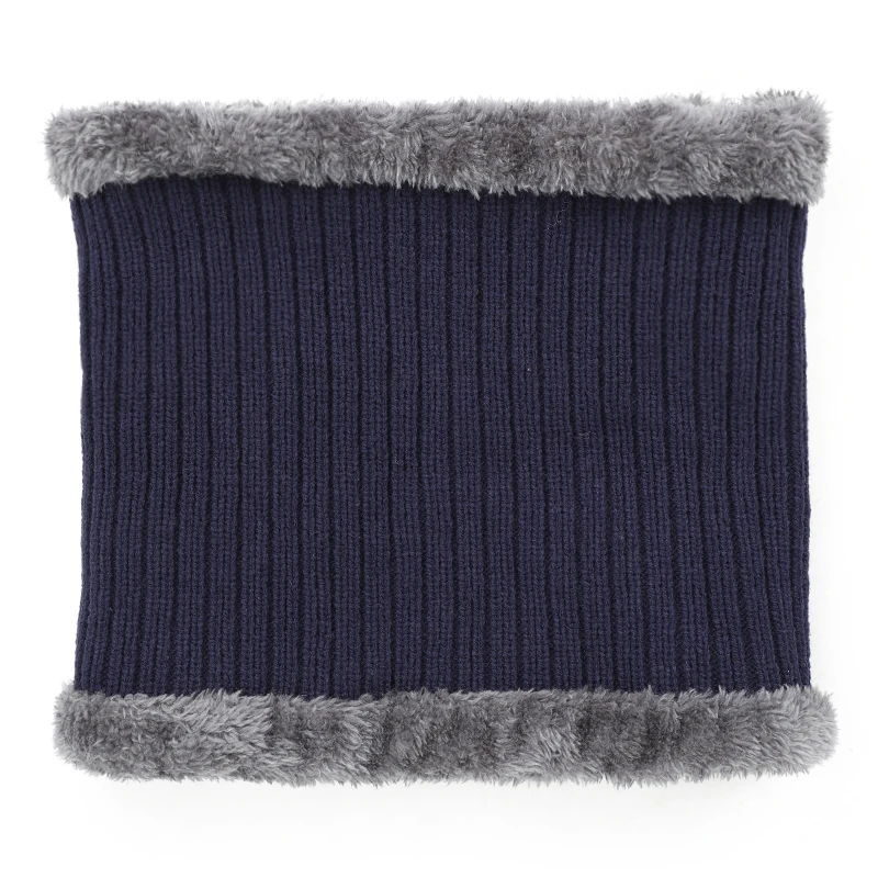 Мужская зимняя шапка и шарф в полоску 2019 2 комплекта для мужчин женщин зимний