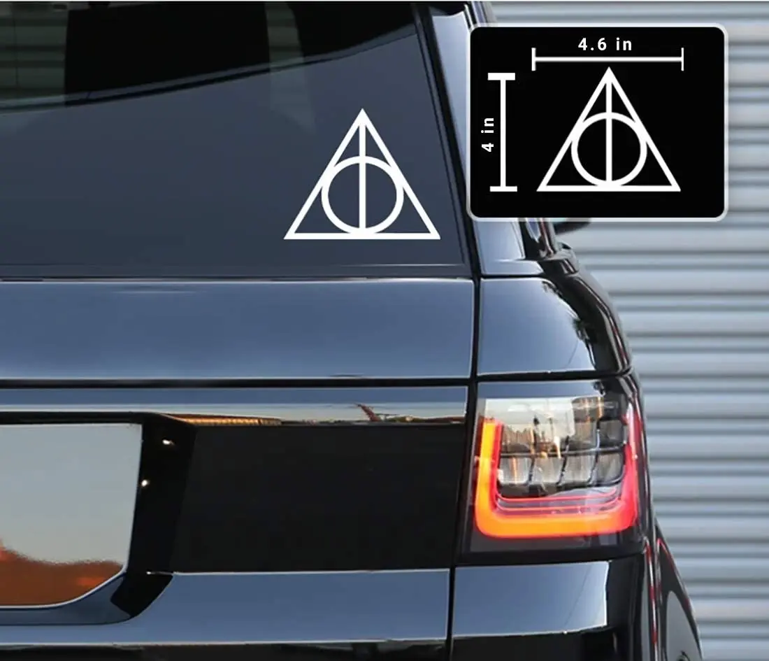 

Printbeat смертельный Hallows вдохновил виниловые наклейки на бампер наклейки для автомобилей, микроавтобуса, грузовых автомобилей, для ноутбука (...