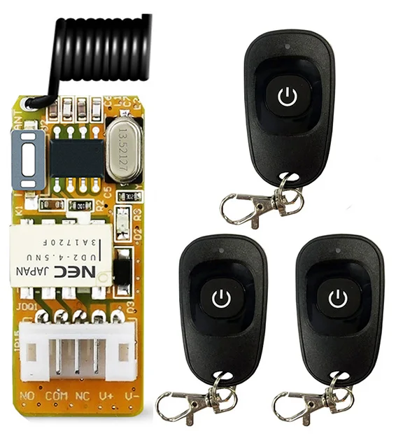 DC5V6V9V12V мини-реле переключатель дистанционного управления небольшой контакт без