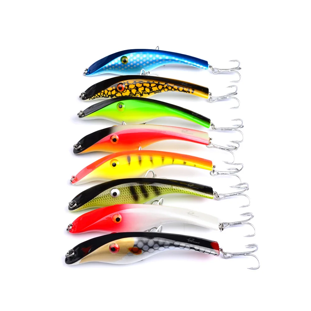 

8 Colors Brabed 1/0 Hooks 41g Pencil Lures Plasticsea Fishing Hard Bait Luya Vinilos De Pesca 14.5cm Fish Pike Big Lure Jerkbait